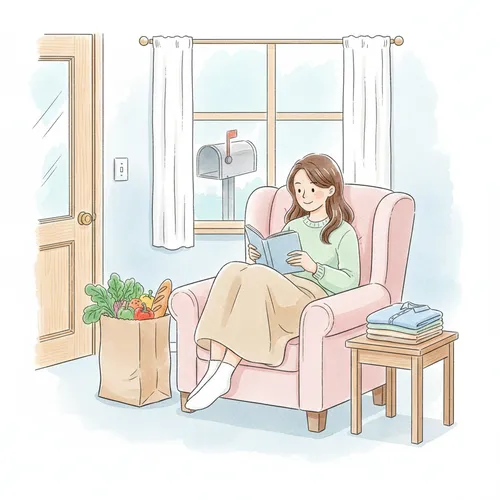 Person overwhelmed by everyday chores