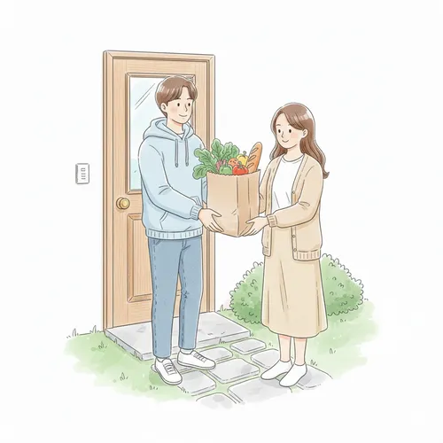 Person juggling work and household tasks